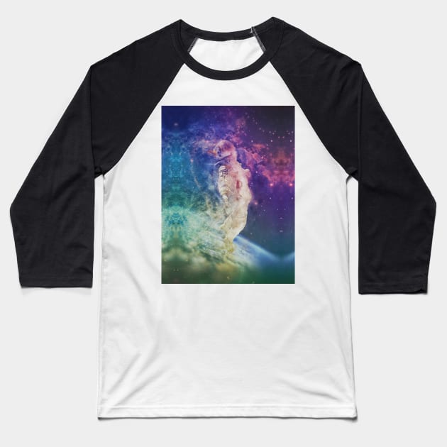 Psychedelic Astronaut Baseball T-Shirt by PsychedelicAstronaut